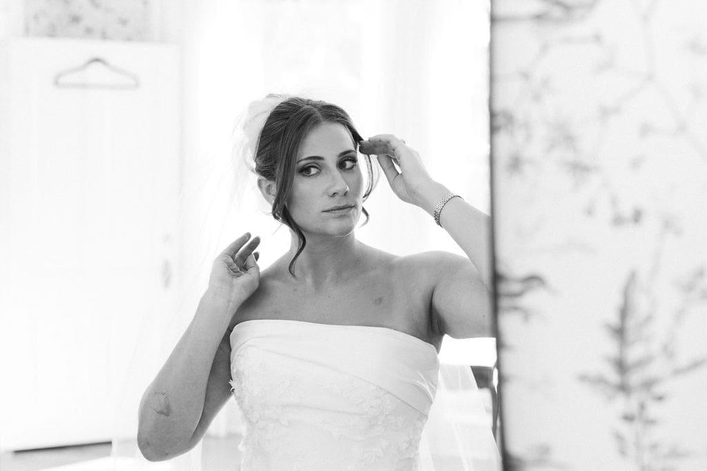November Bridal Portraits at Woodbine Mansion