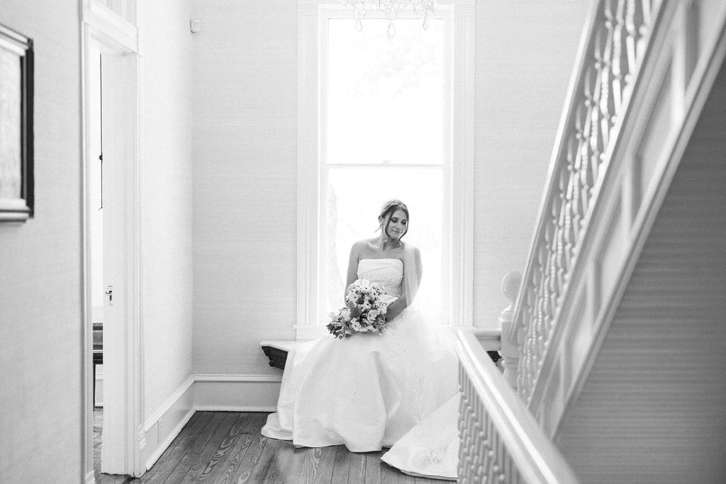 November Bridal Portraits at Woodbine Mansion