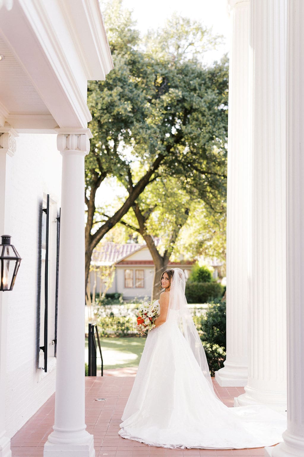 November Bridal Portraits at Woodbine Mansion