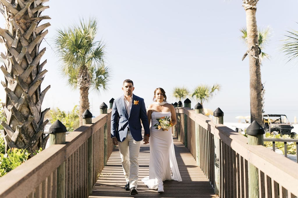 An Intimate Destination Elopement in Florida with Family, Courthouse Vows, and Beach Portraits