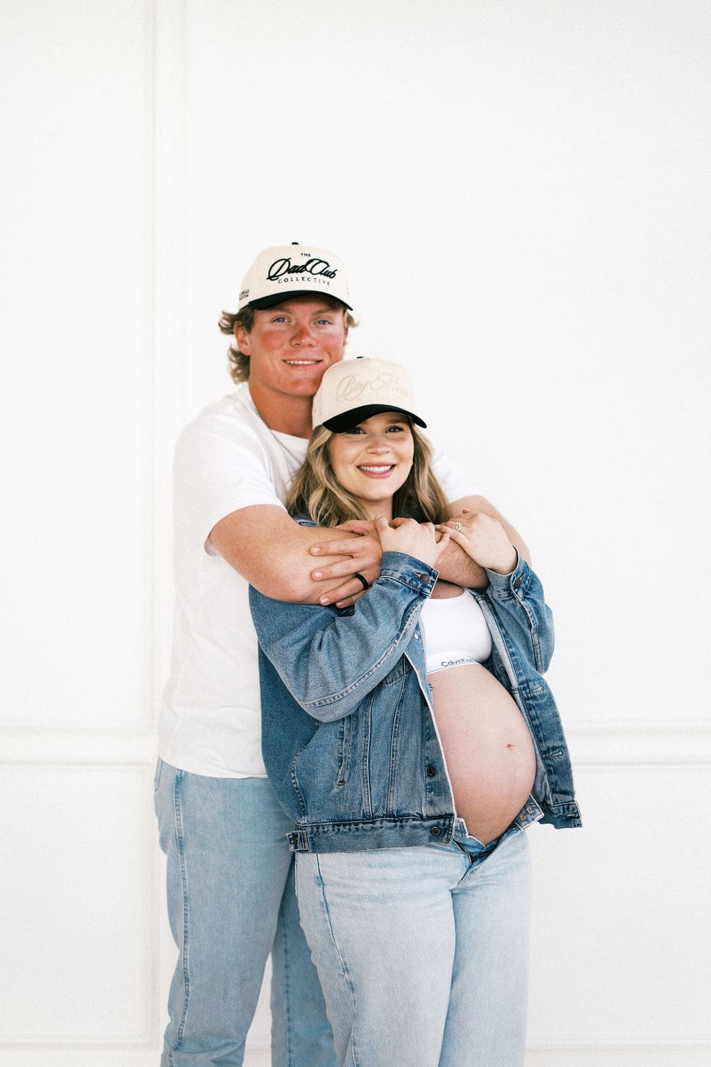 Documentary Style Studio Maternity Photos at The Lumen Room in Austin