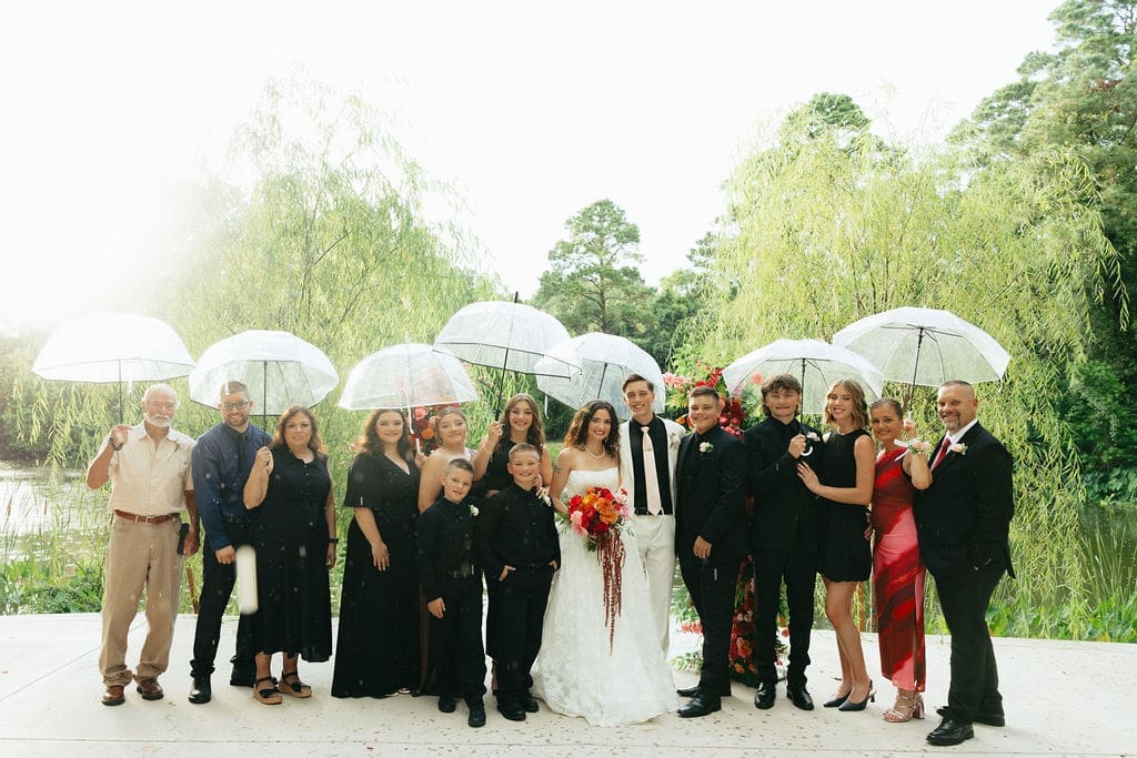 Documentary Wedding Photos from a Romantic Rainy Wedding at Forever 5 Events